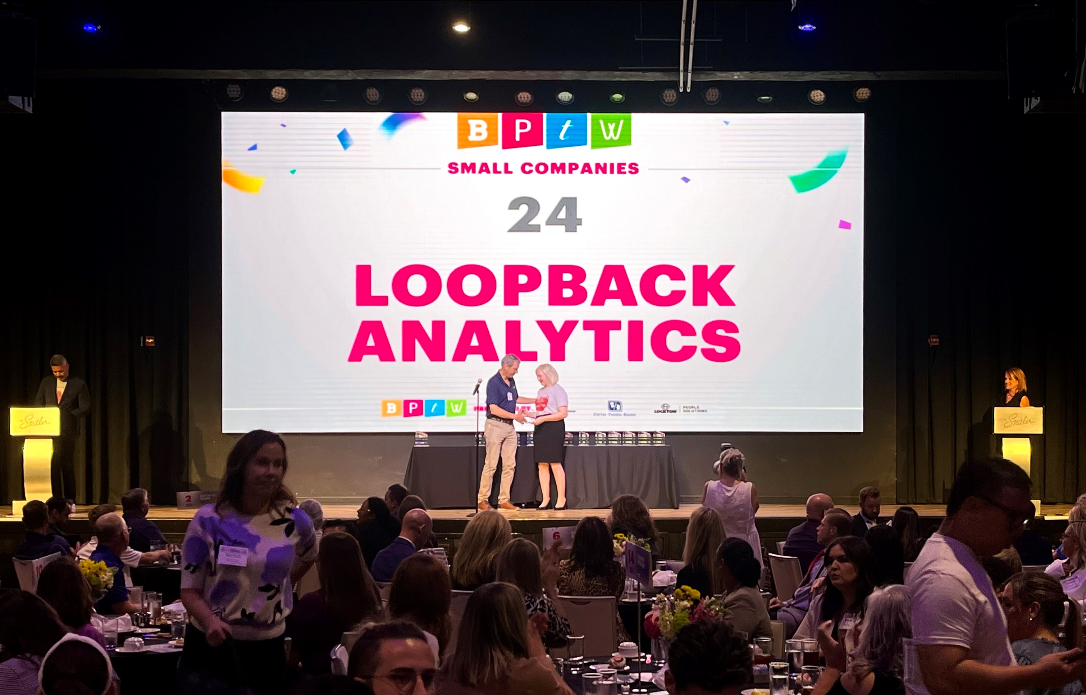Loopback Analytics Named One of the Dallas Business Journal's Best Places to Work for 2023.